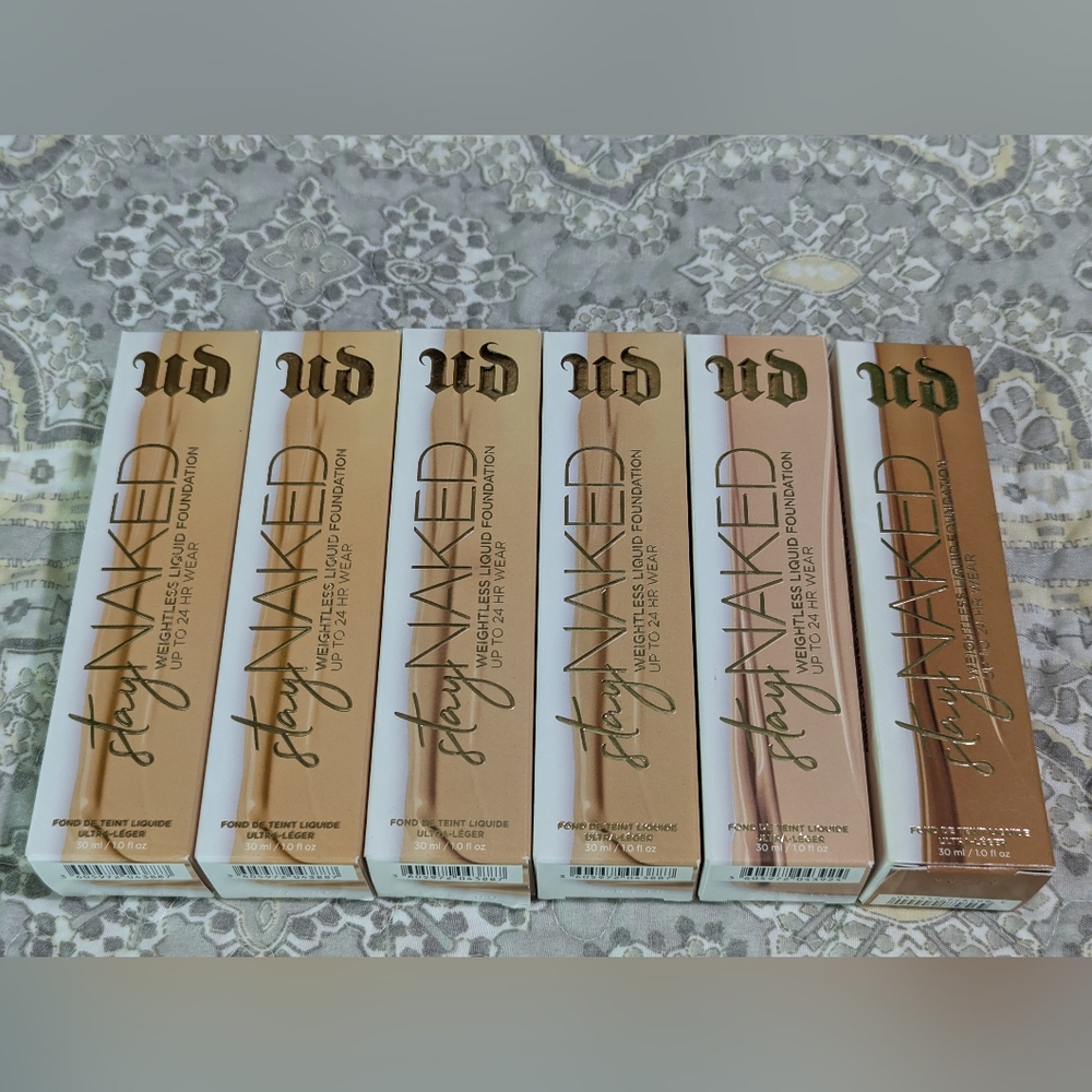 Urban Decay Stay Naked Foundation 30CG, 40 NN, 60CG